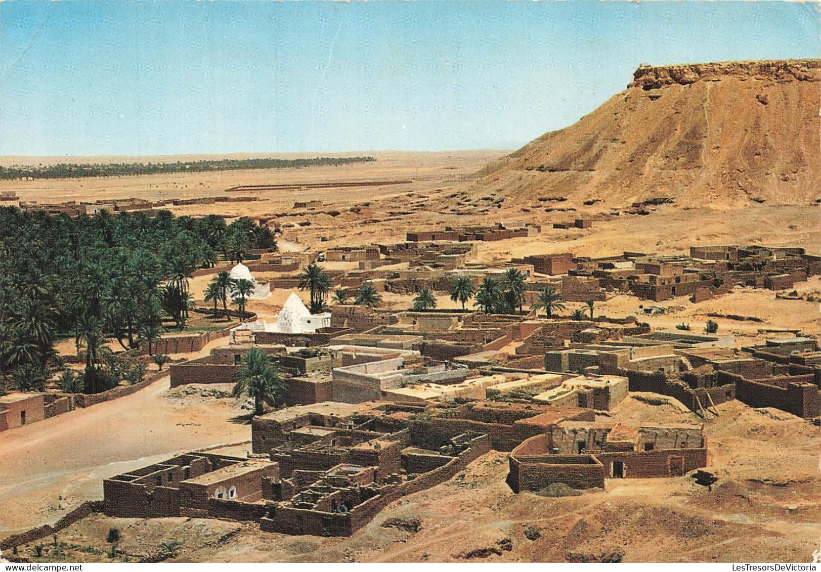 [-10%] ALGERIE - El Goléa - El Menia - Le Marabout - Le vieux Ksar - superficie de la commune est de 27 000 km2 - Carte