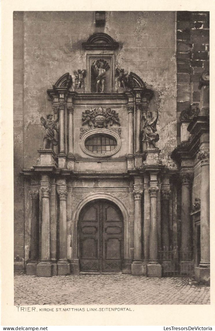 [-10%] ALLEMAGNE - Trier - Kirche St Matthias Link Seitenportal - Carte Postale Ancienne