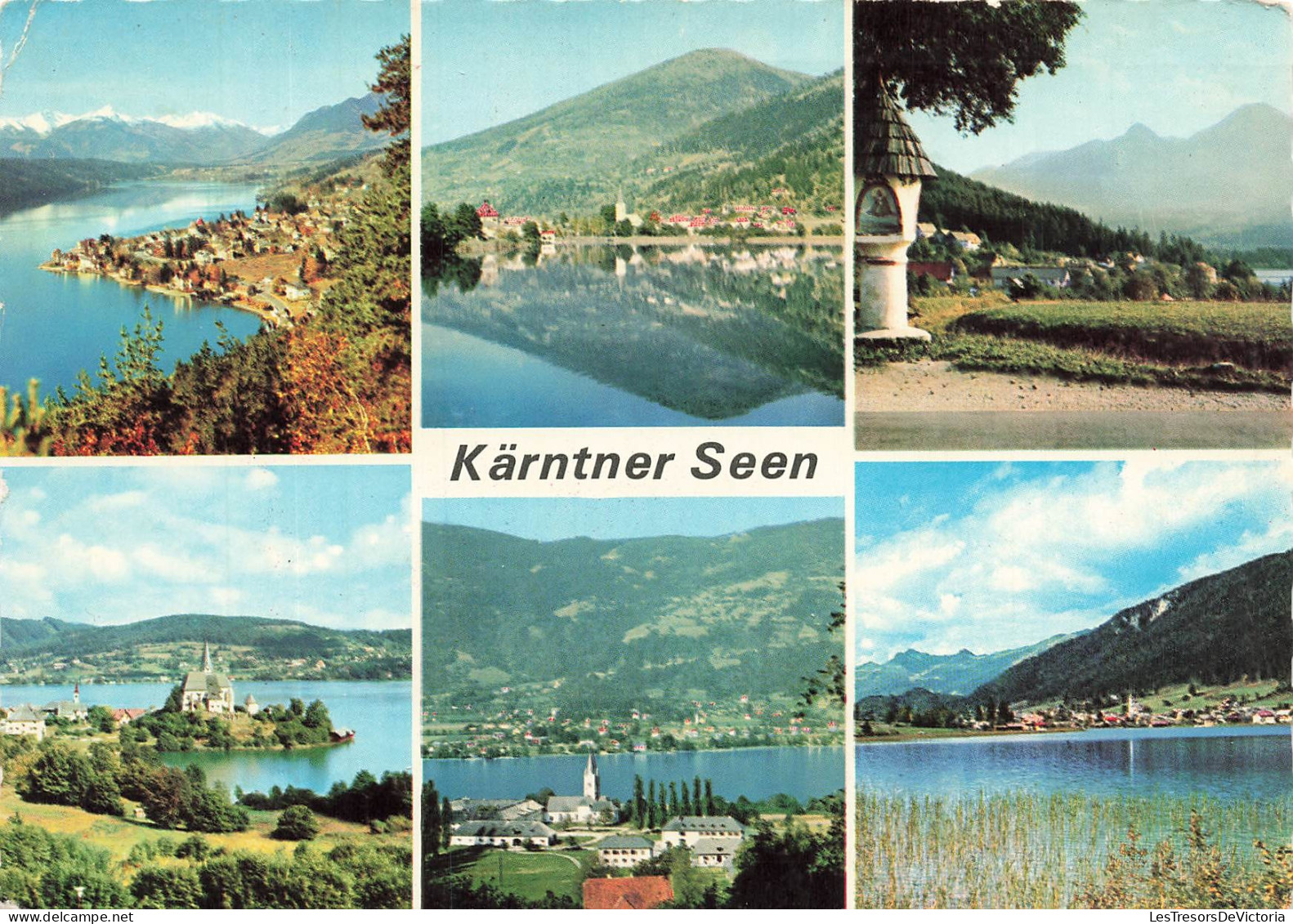 [-10%] AUTRICHE - Carinthie - Millstättersee - Feld a See - Faakersee - Wörthersee - Ossiachersee - Weissensee - Carte p