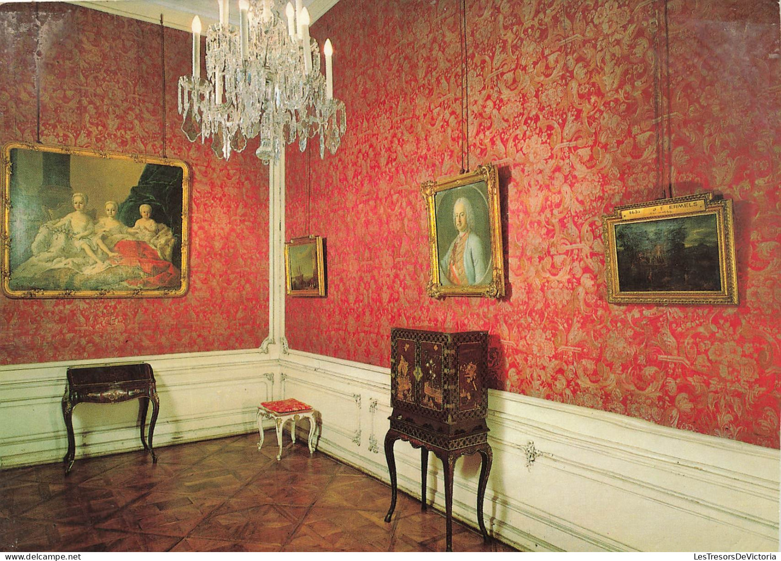 [-10%] AUTRICHE - Vienne - Château de Schönbrunn - Stiegenkabinett - lustre - tableau - Carte Postale