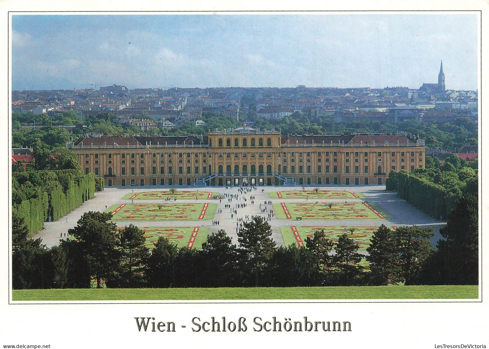 [-10%] AUTRICHE - Wien - Schloß Schönbrunn - Château de Schönbrunn - Jardins - Végétation - Paysage - Animé - Carte post