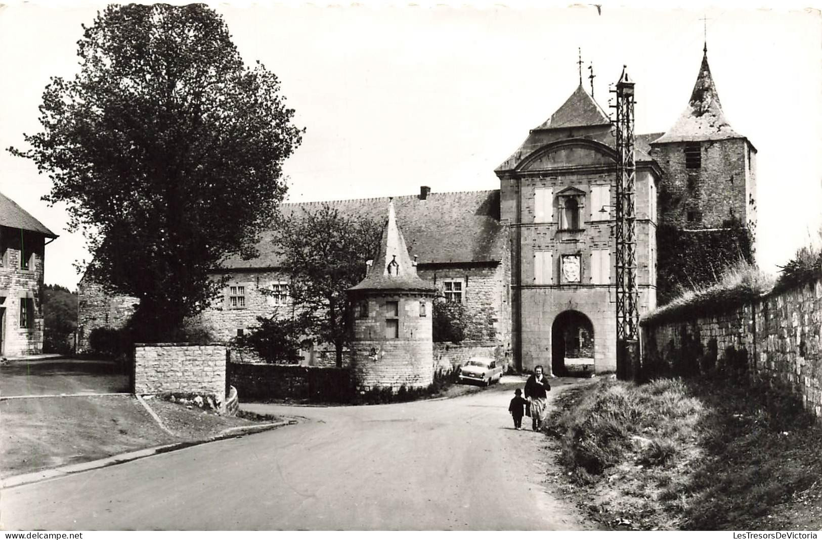 [-10%] BELGIQUE - Anthisnes - la vieille Eglise et la ferme St Laurent - Carte postale Ancienne