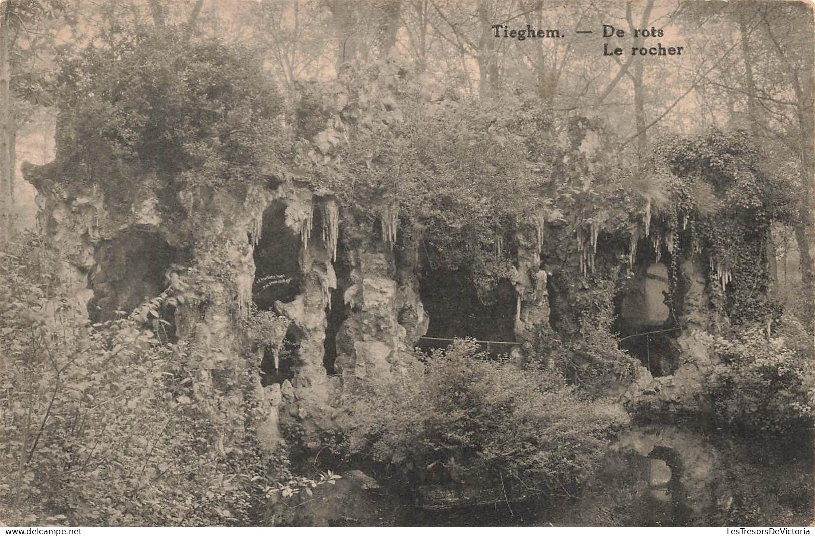 [-10%] BELGIQUE - Anzegem - Tieghem - De rots - Le rocher - Carte Postale Ancienne