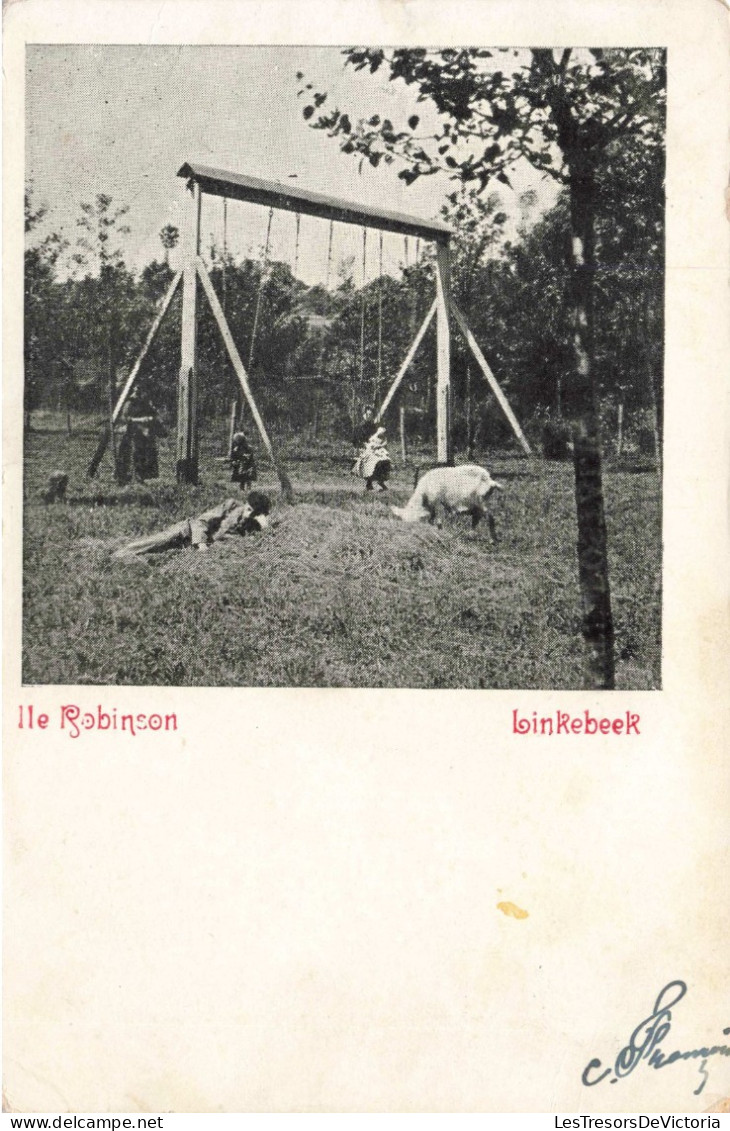 [-10%] BELGIQUE - Brabant Flamand - Linkebeek - Ile Robinson - Carte postale ancienne