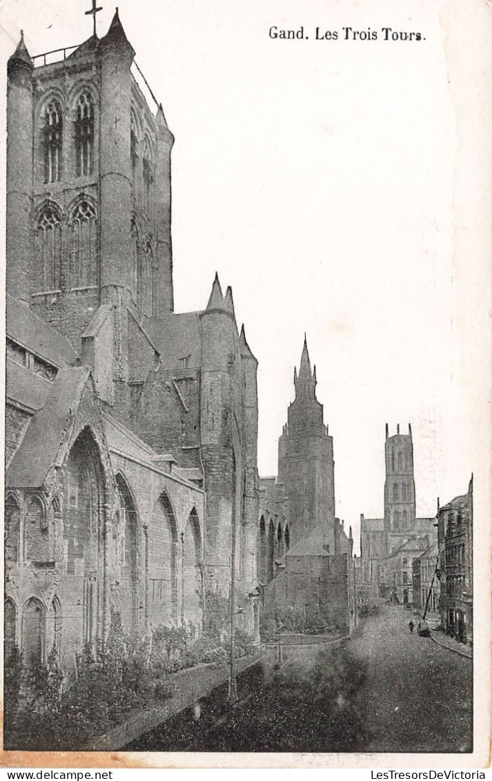[-10%] BELGIQUE - Flandre orientale - Gent - Les Trois Tours - Carte postale ancienne