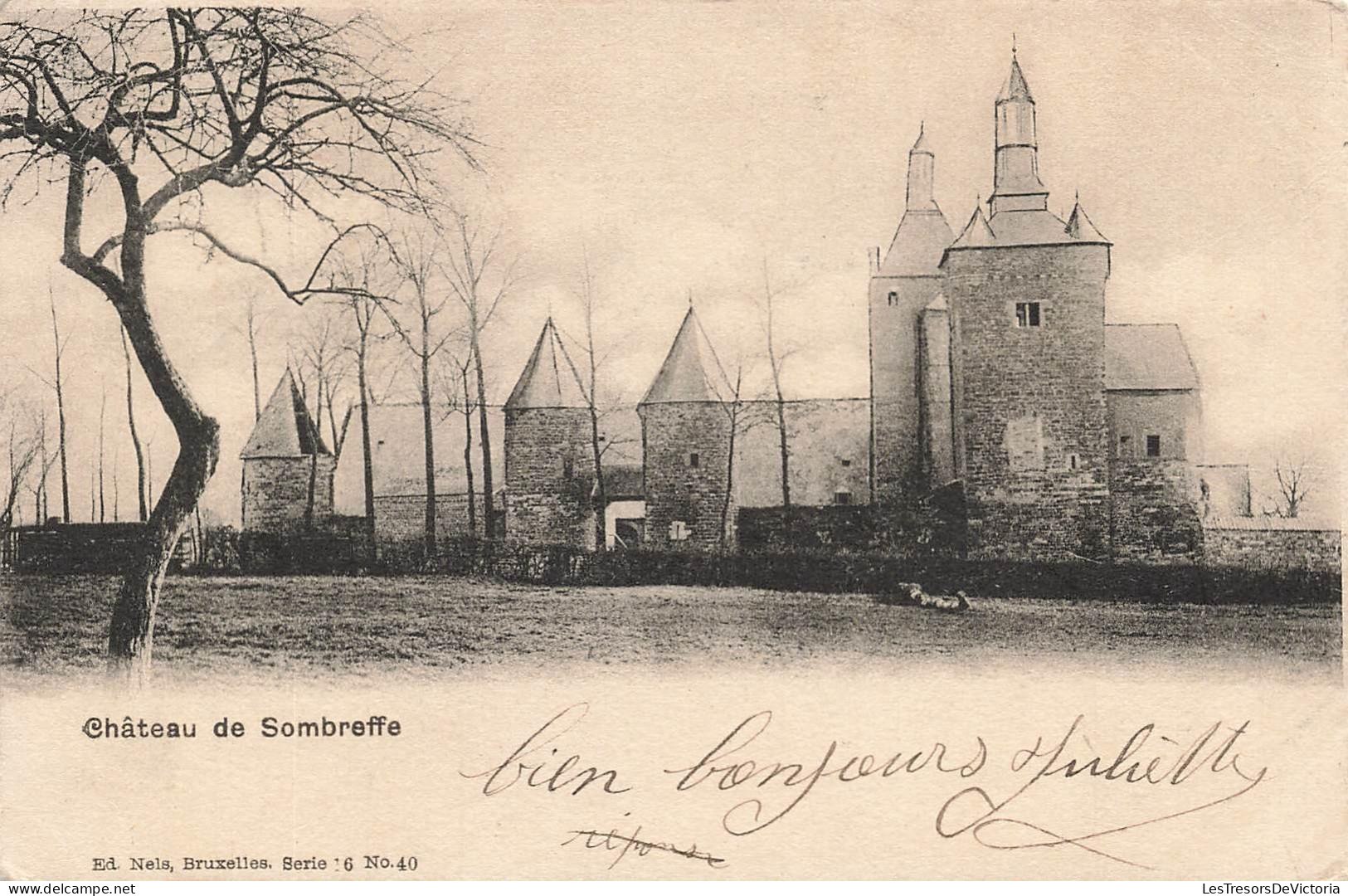 [-10%] BELGIQUE - Sombreffe - Château de Sombreffe - Carte postale ancienne