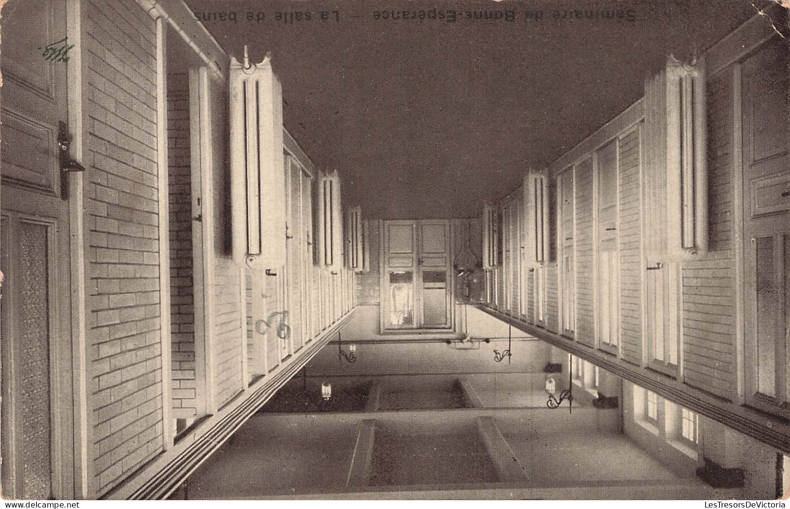 [-10%] BELGIQUE - Vellereille les Brayeux - Séminaire de Bonne Espérance - Salle de bains - Couloir - Ed VED - Carte pos