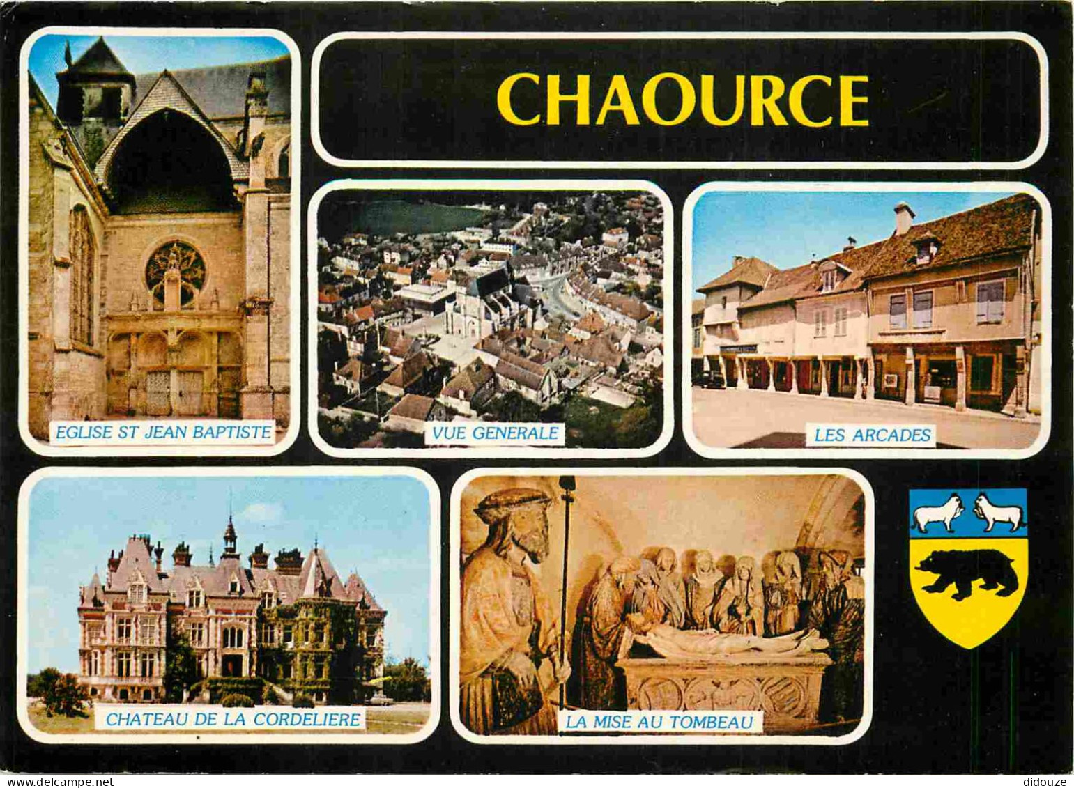 10 - Chaource - Multivues - Blasons - CPM - Voir Scans Recto-Verso