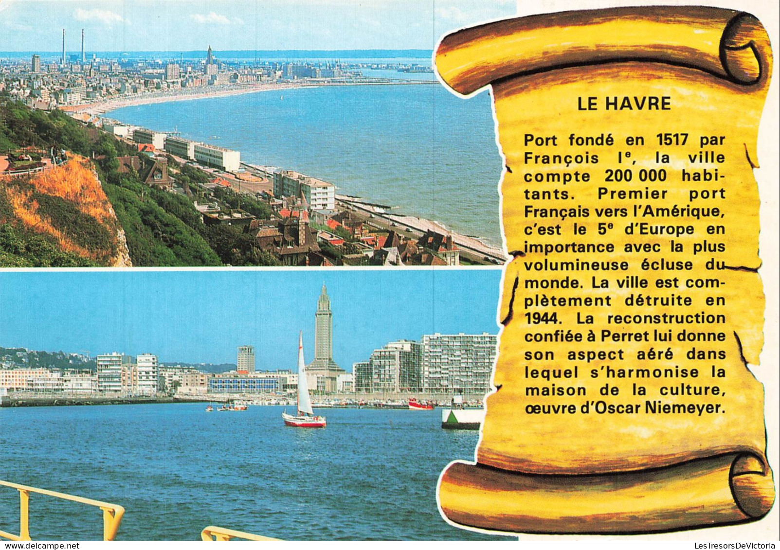 [-10%] FRANCE - Le Havre - Vue générale - Port de Plaisance - General view - Bateaux - transport - Carte Postale