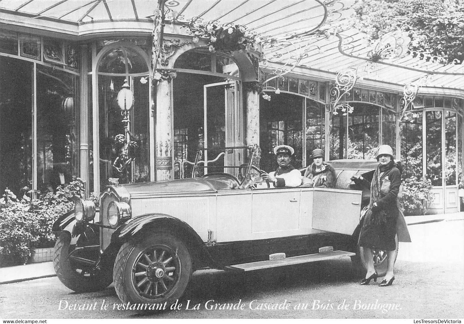 [-10%] FRANCE - Paris - Café de Flore - Terrasse - Les Deux - restaurants - vitres - animé - ed Yvon - Carte postale anc