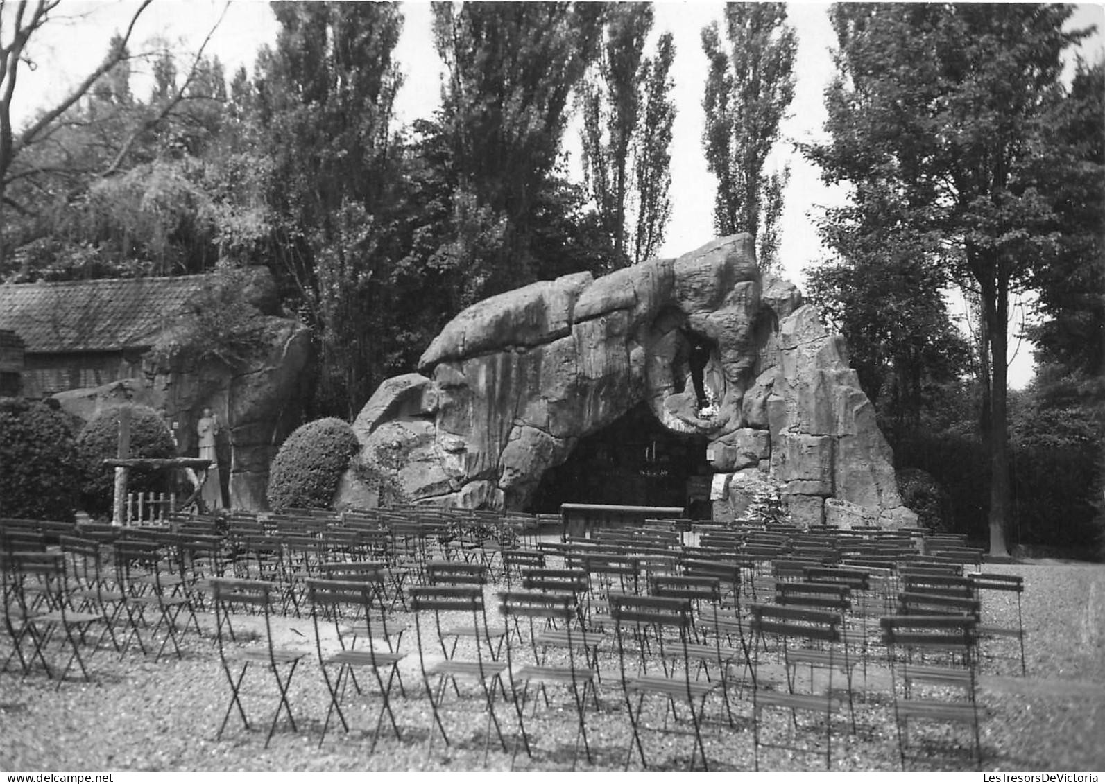 [-10%] FRANCE - Paters Montfortanen - DHoppe - Vloesberg - De Lourdesgrot - Carte Postale Ancienne