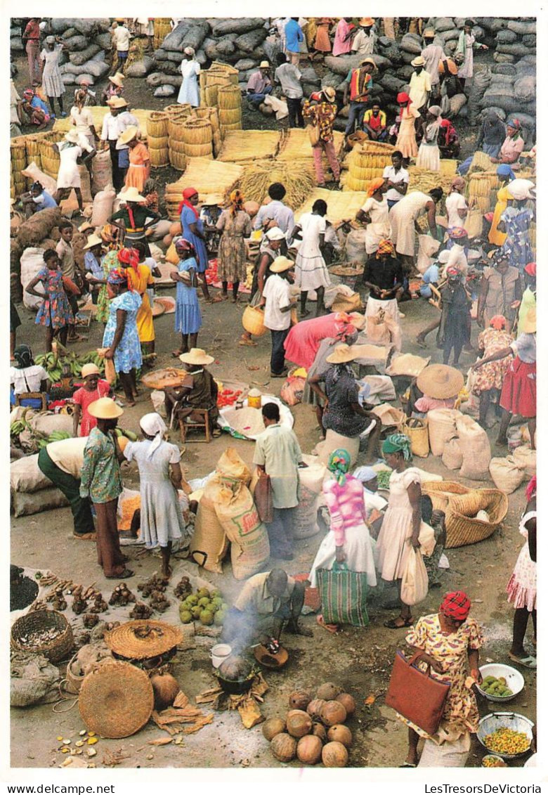 [-10%] HAITI - Marché - Marchands - Animé - Carte postale