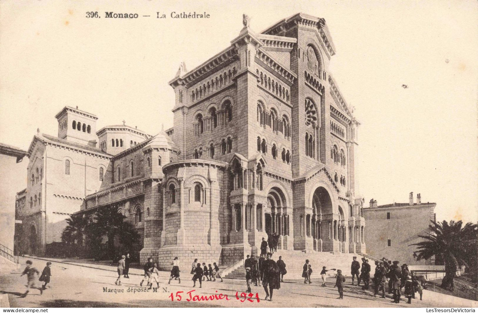 [-10%] MONACO - La Cathédrale - Animé - Carte postale ancienne