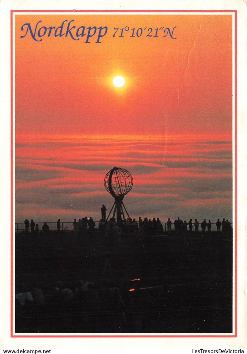 [-10%] NORVEGIA - Nordkapp - North Cape - 71 ° 10  21 " N - coordonnées - F 14728 2 - Edit Aune - Carte Postale