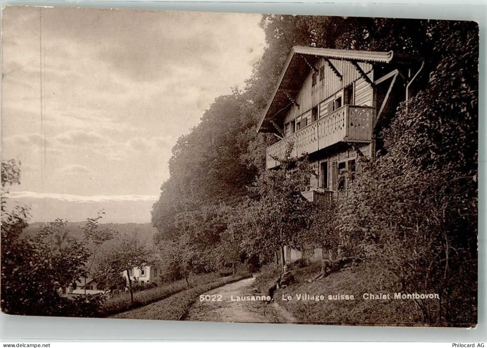 1000 Lausanne Losanna Gebrauchsspuren Pension Chalet Montbovon - 39980261