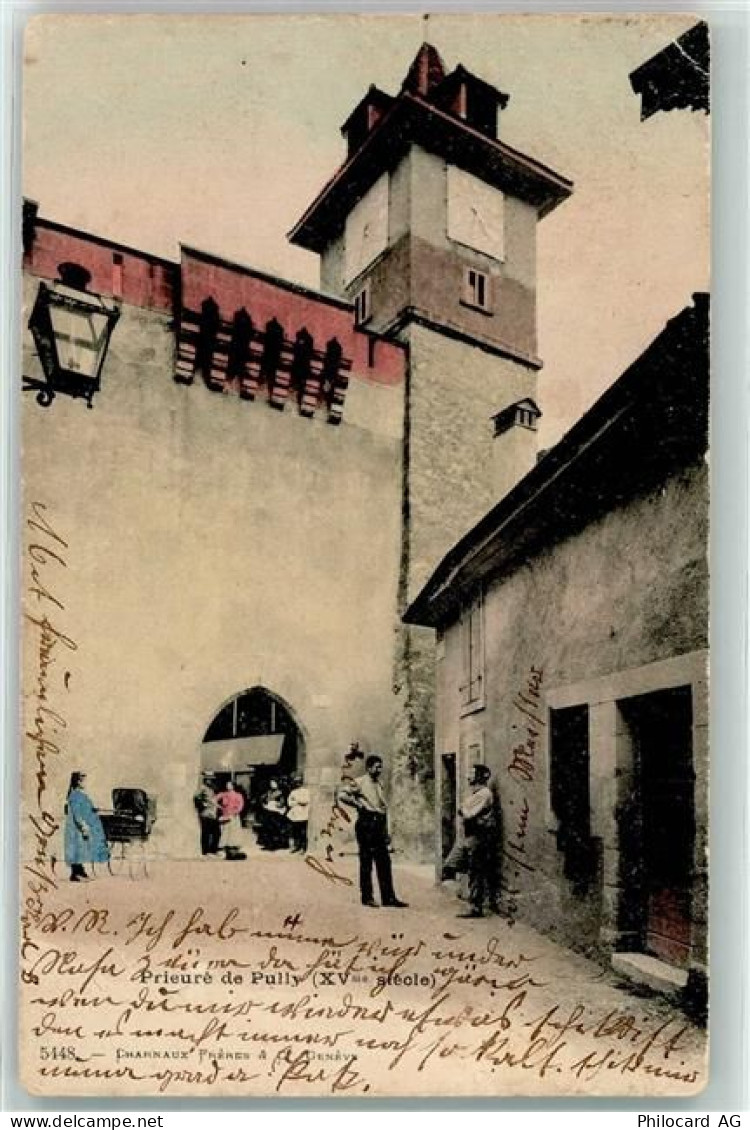 1009 Pully 1908 Gebrauchsspuren Kirche - 10605828