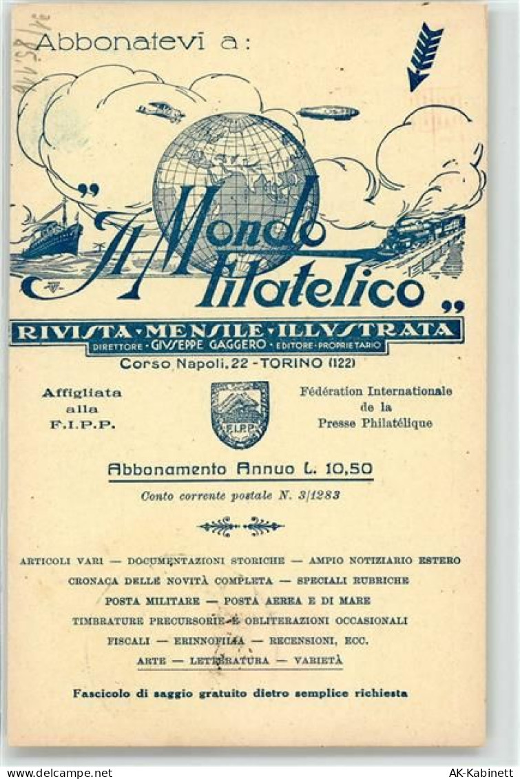 10100 Torino Turin - Ausstellung Philateelie 1916 - 52256739