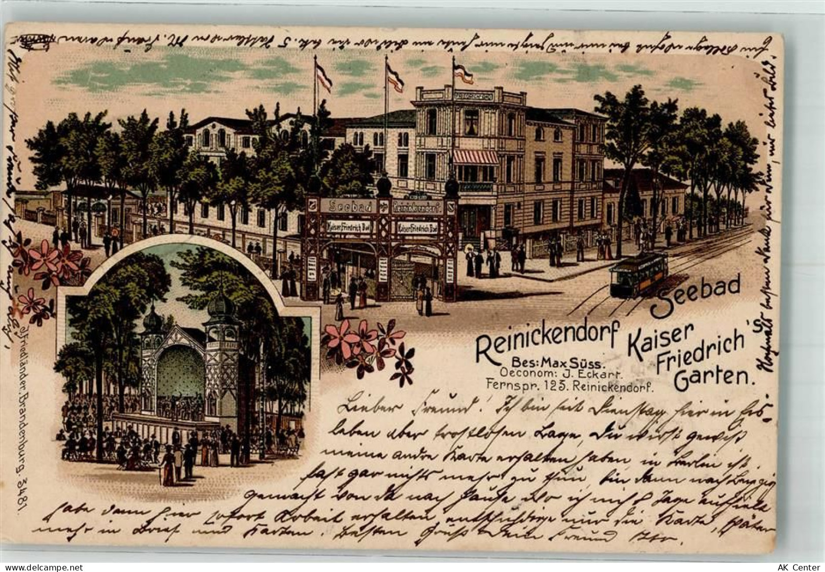 10115 W1000 Reinickendorf 1901 Lithographie Etablissement Kaiser Friedri... - 13638098