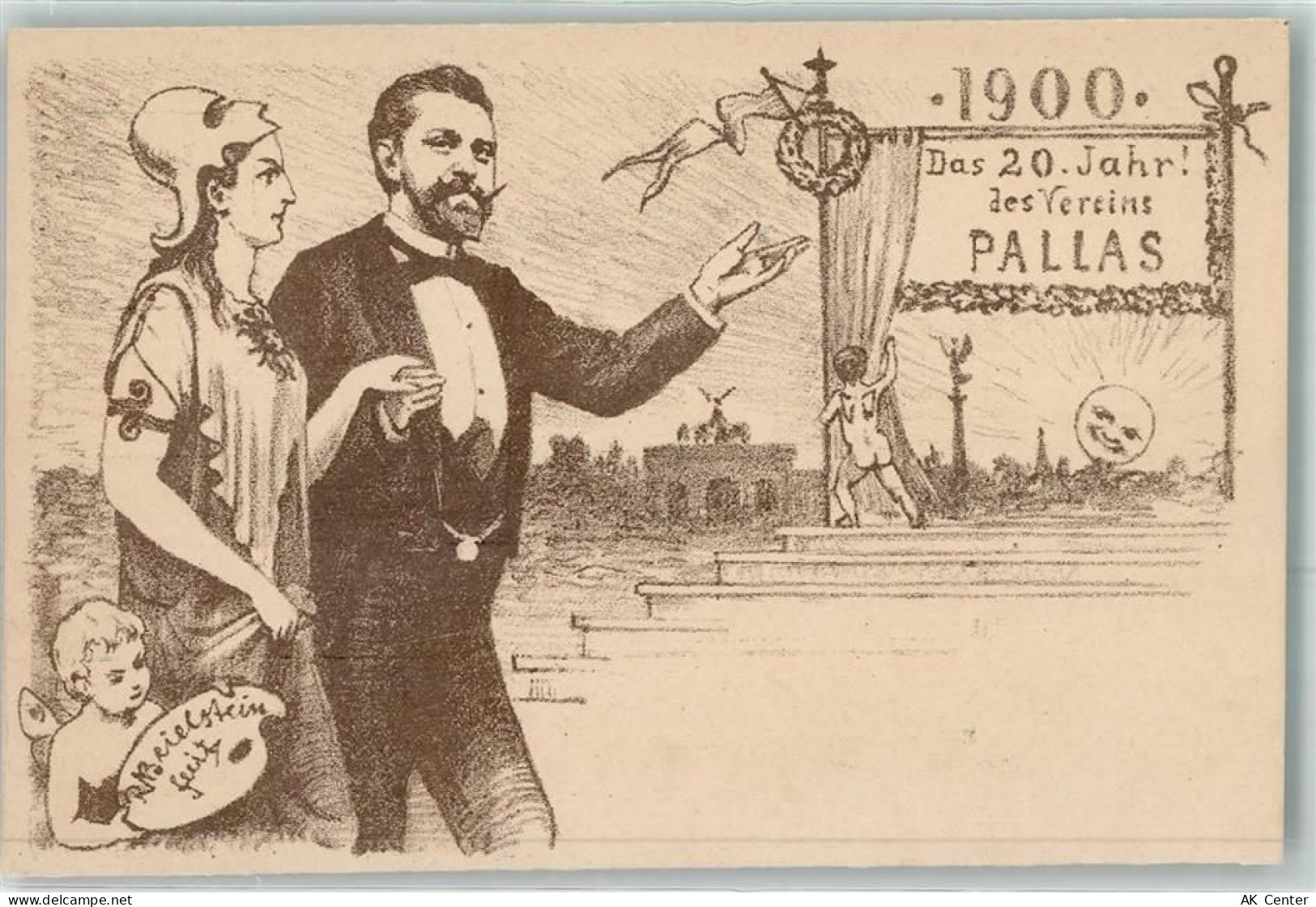 10115 W1000 Schöneberg - 20 Jahre Verein Pallas 1900 Sonnenaufgang Engel... - 13613676