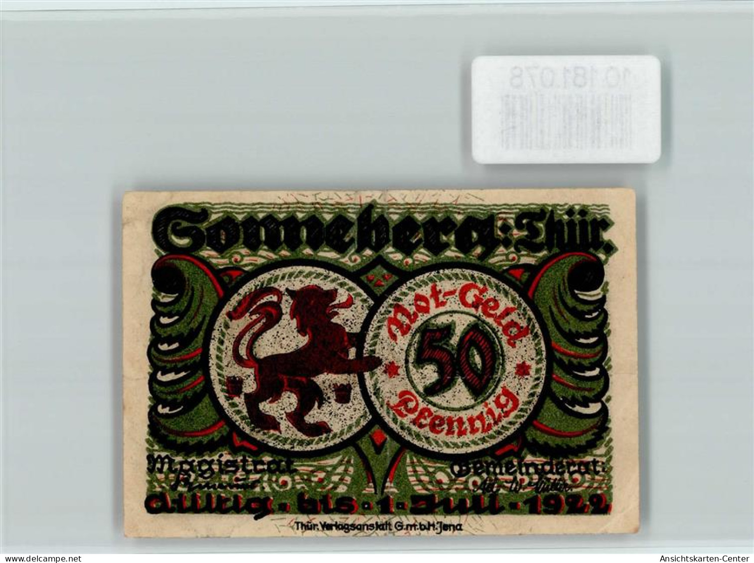 10181078 - Sonneberg , Thuer