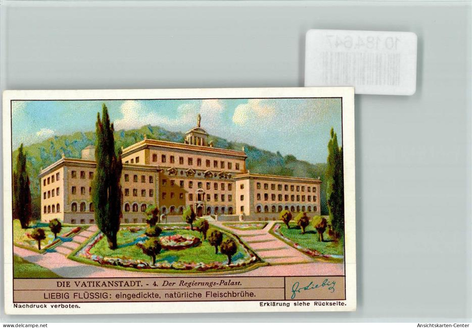 10184647 - Die Vatikanstadt Nr. 4 Sammelbild Liebig
