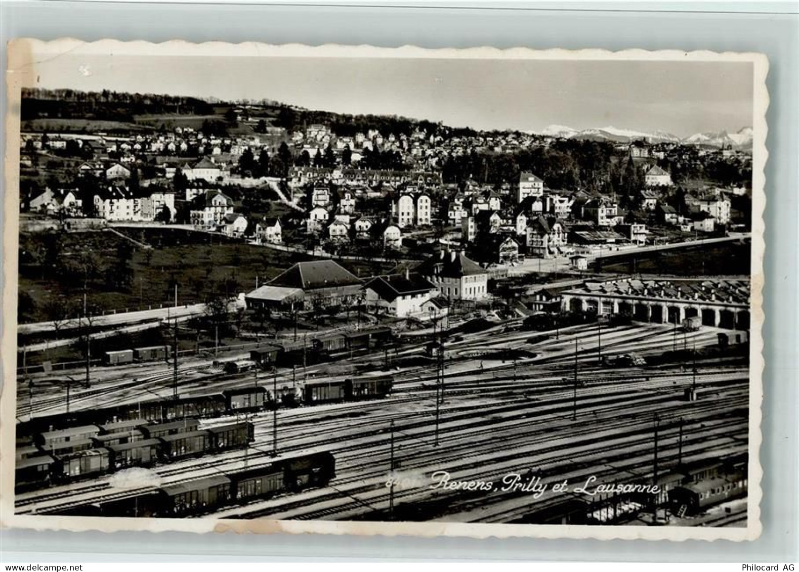 1020 Renens VD 1940 Foto AK Prilly et Lausanne - Rangierbahnhof - 13085946