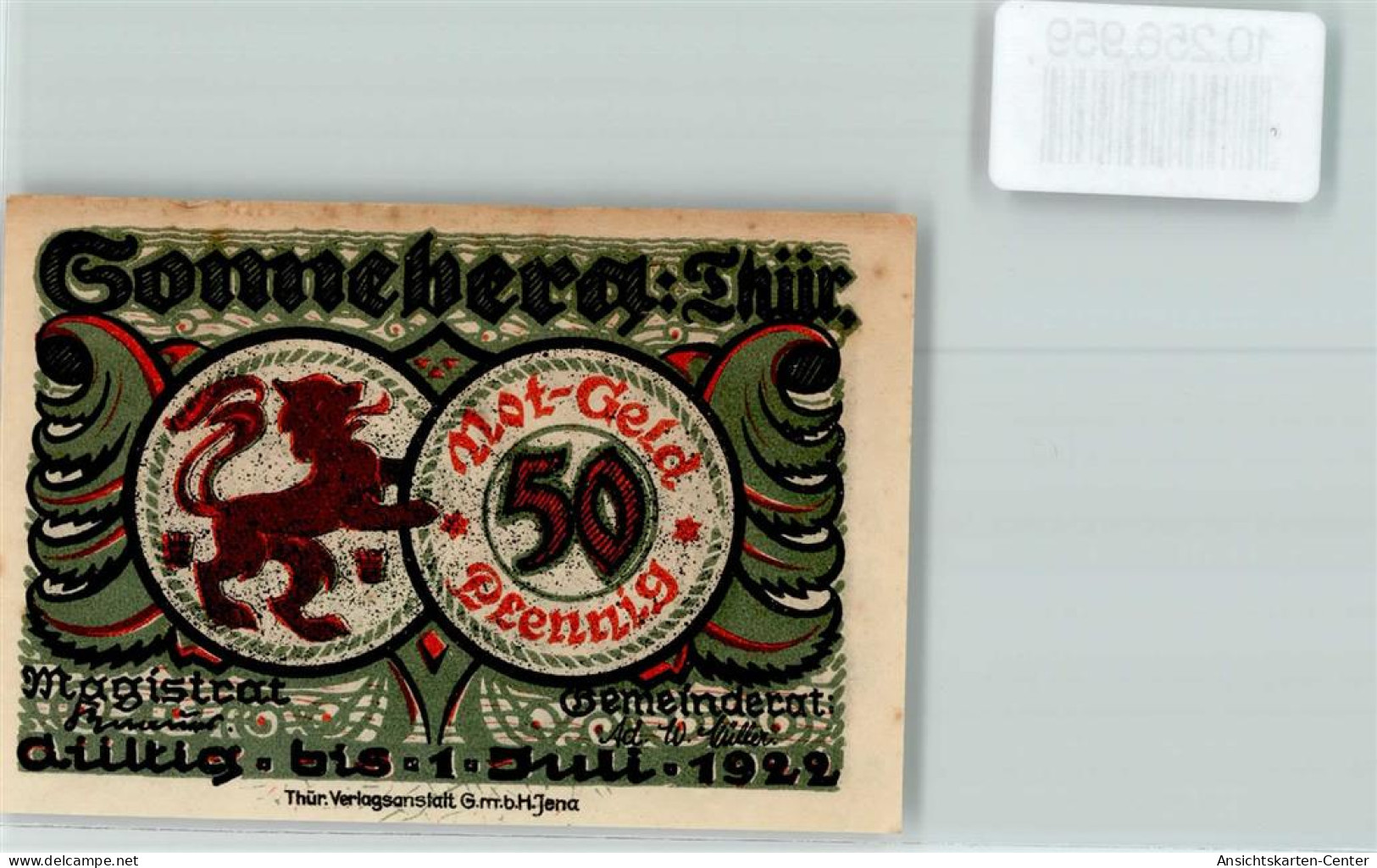 10256959 - Sonneberg , Thuer