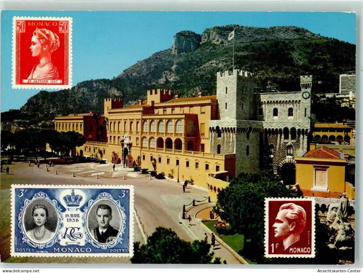 10287160 - Le Palais Princier et la Tour de lHorloge Briefmarken