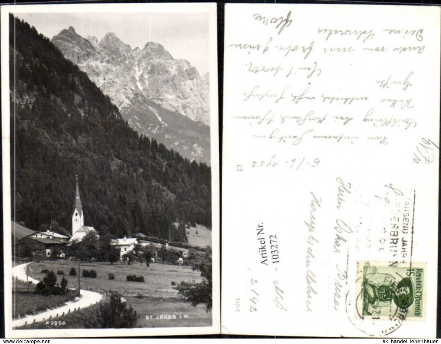 103272,St. Jakob in Defereggental Kirche Fieberbrunn