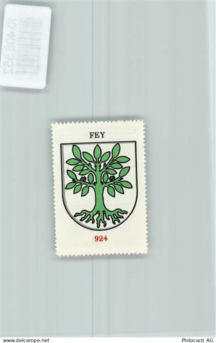 1044 Fey - Vignette Wappen Kaffee Hag ca 1920-1940 Buche - 10408552