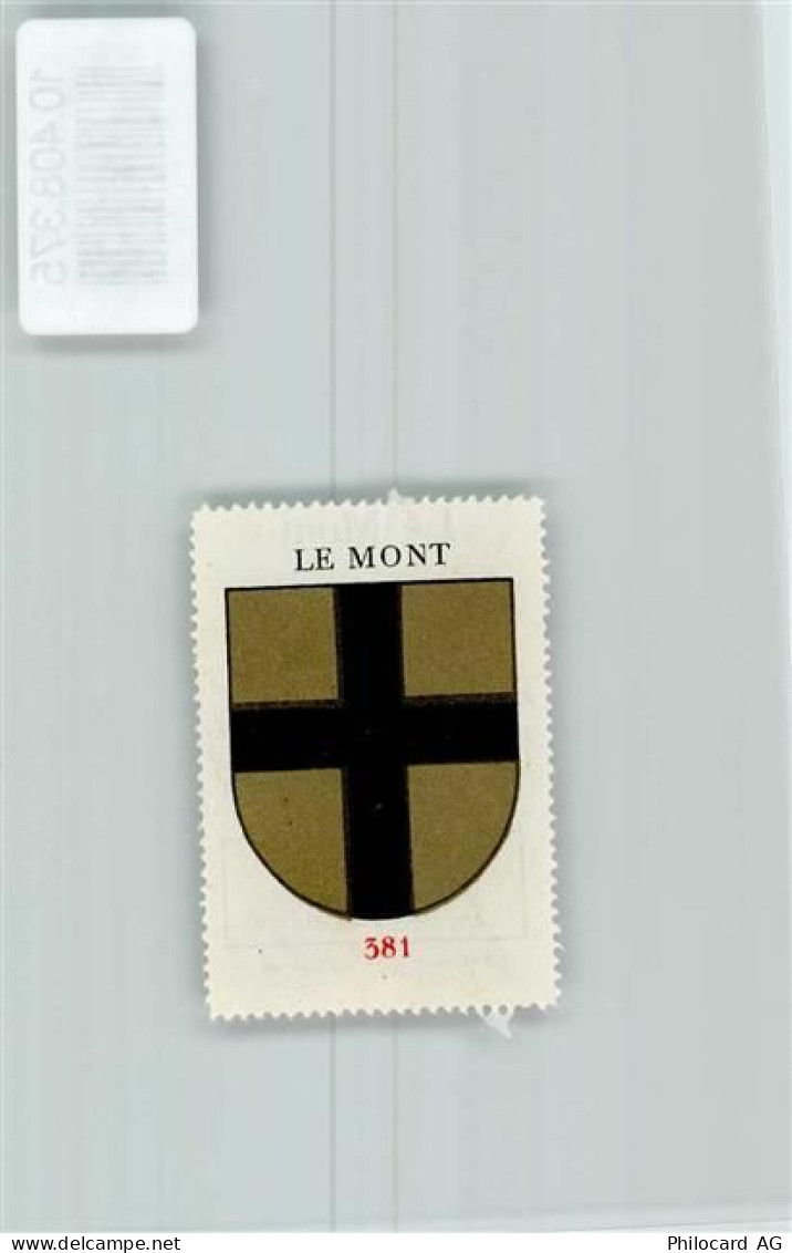 1052 Le Mont-sur-Lausanne - Vignette Wappen Kaffee Hag ca 1920-1940 - 10408375