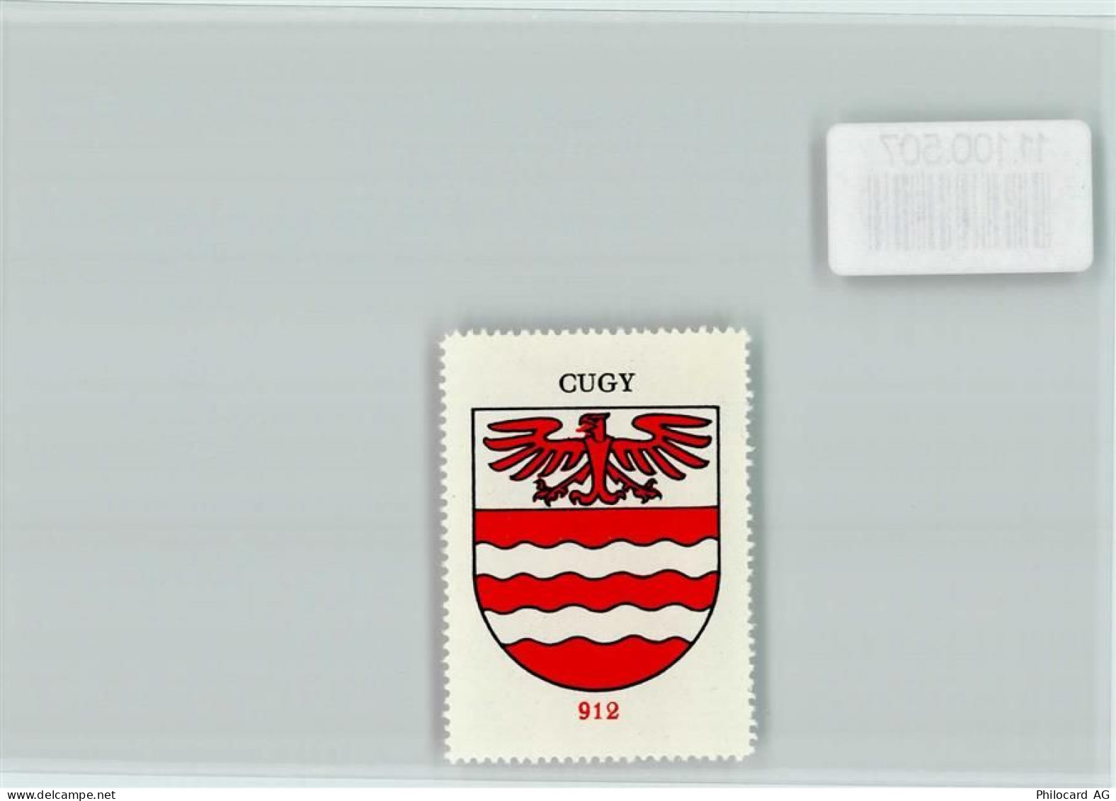 1053 Cugy VD - Vignette Wappen Kaffee Hag ca 1920-1940 - 11100507