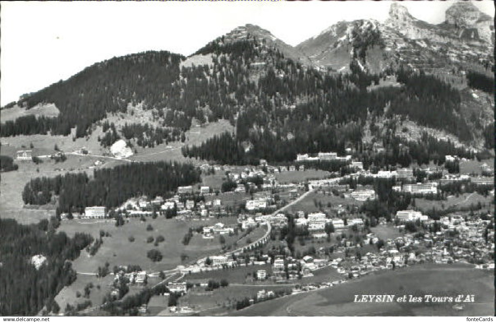 10550342 Leysin Leysin Fliegeraufnahme