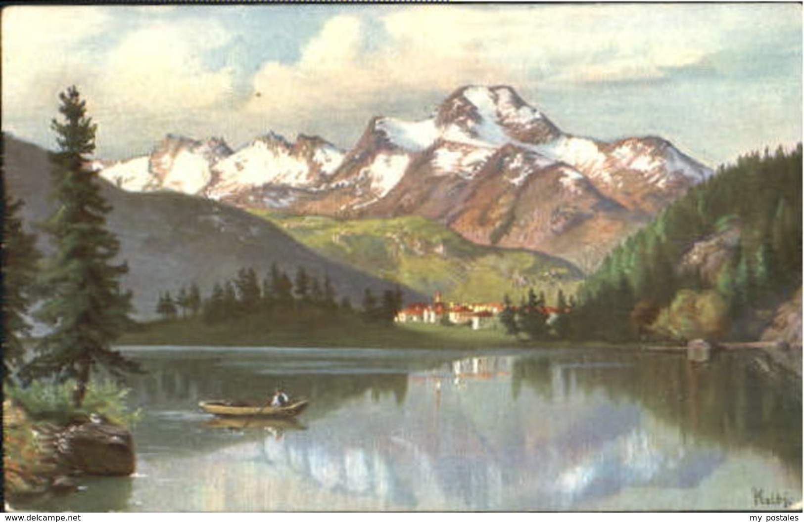 10562508 Silvaplana Silvaplana KuenstlerKolby x 1907