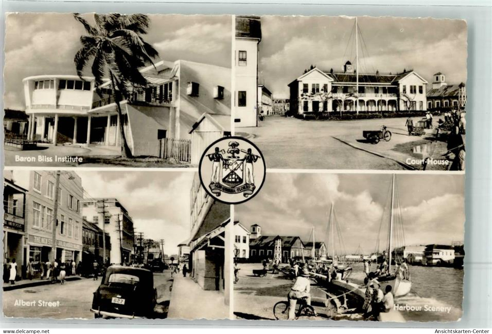 10651830 - Belize British Honduras Baron Bliss Institut Court House Albert Street Oldtimer Hafen