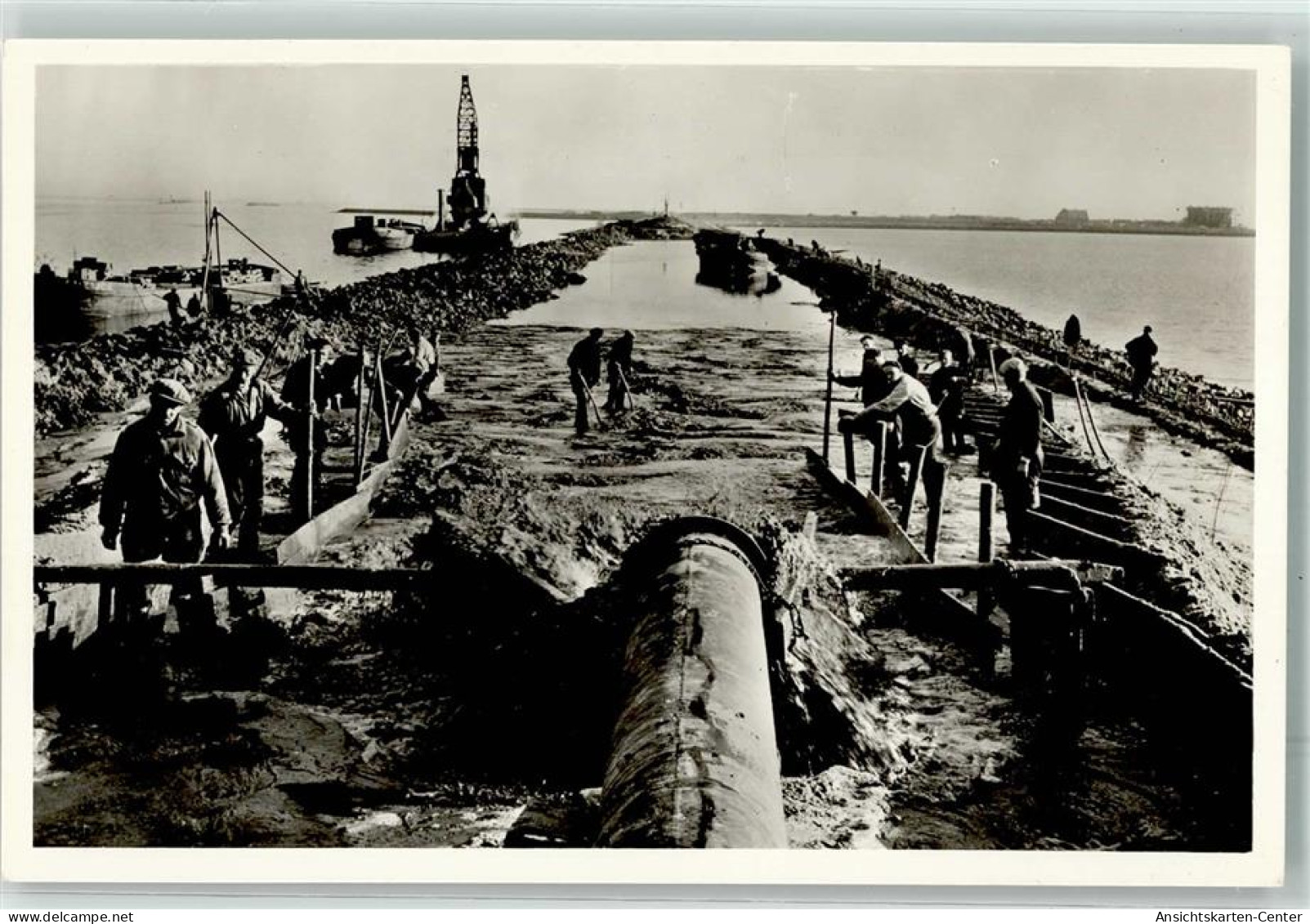 10652629 - Bau des Oestlichen Flevoland Meerdeichs