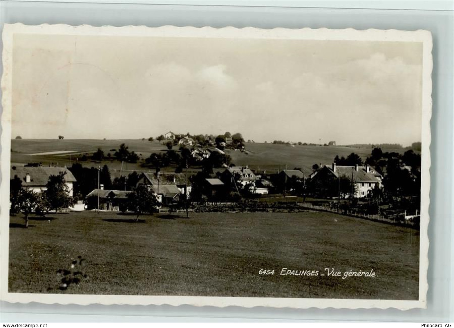 1066 Epalinges Les Croisettes 1936 Foto AK vue generale - 13077600