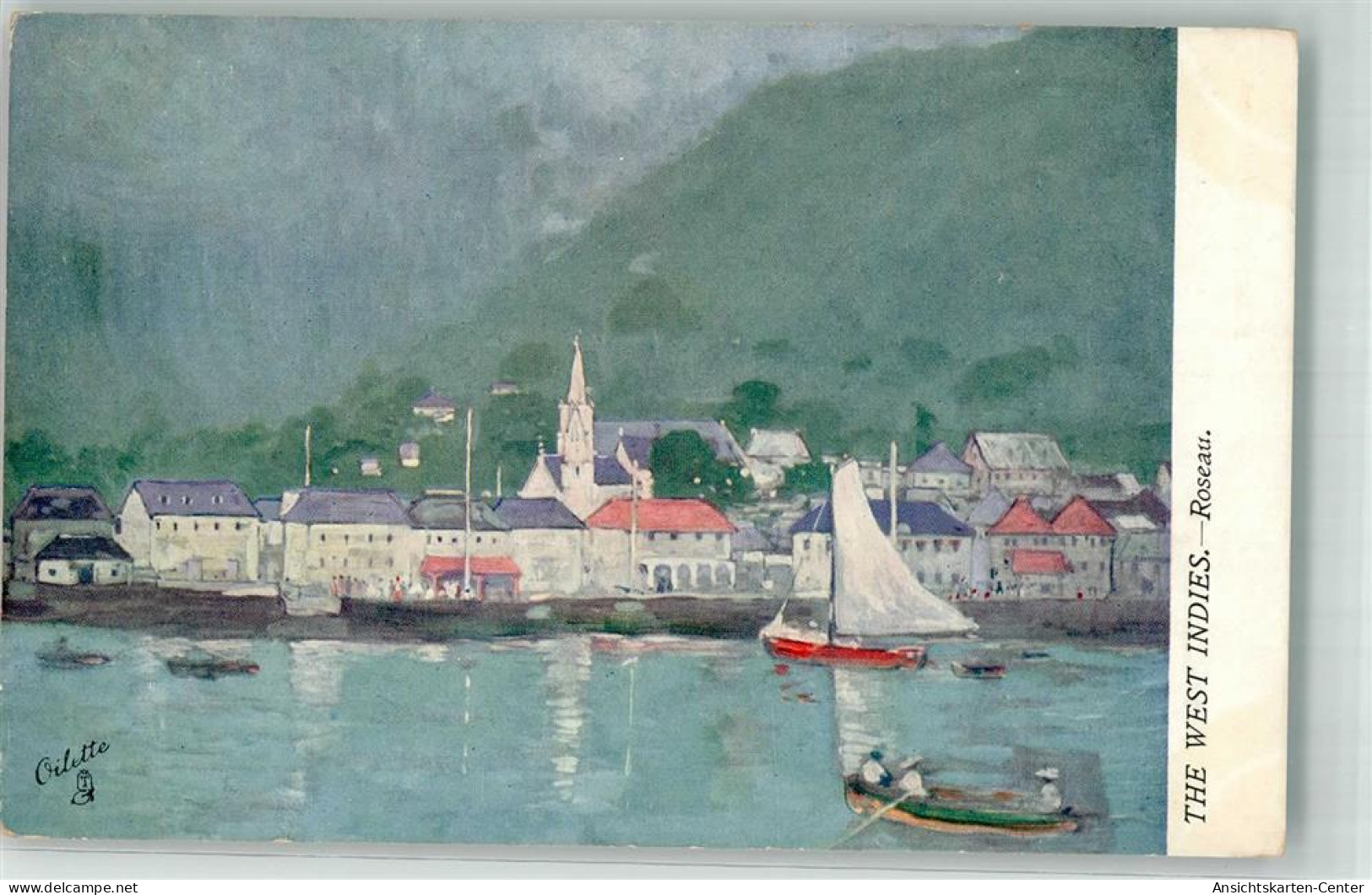 10695478 - sign. Oilette Tuck und Sons The West Indies Series I Nr. 7047 Roseau