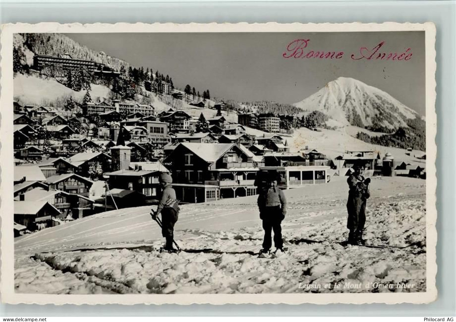 1070 Puidoux - Kinder mit Ski Winter - 10064140