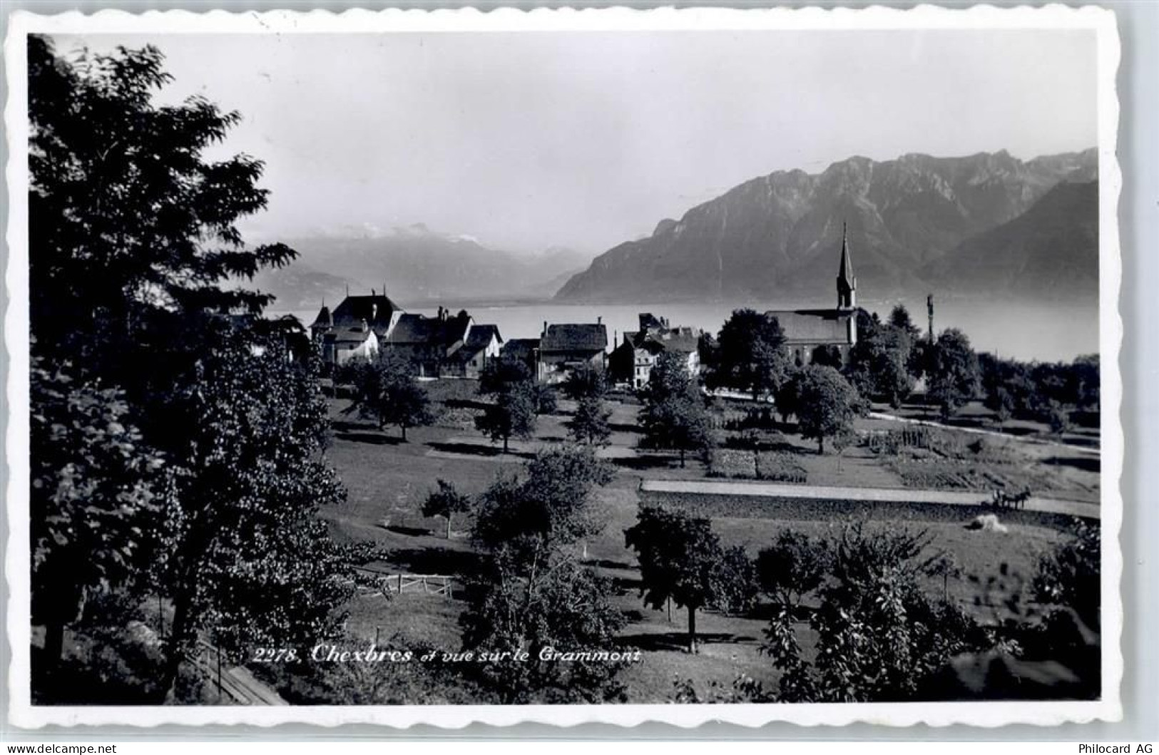 1071 Chexbres 1942 - Kirche - 51421916