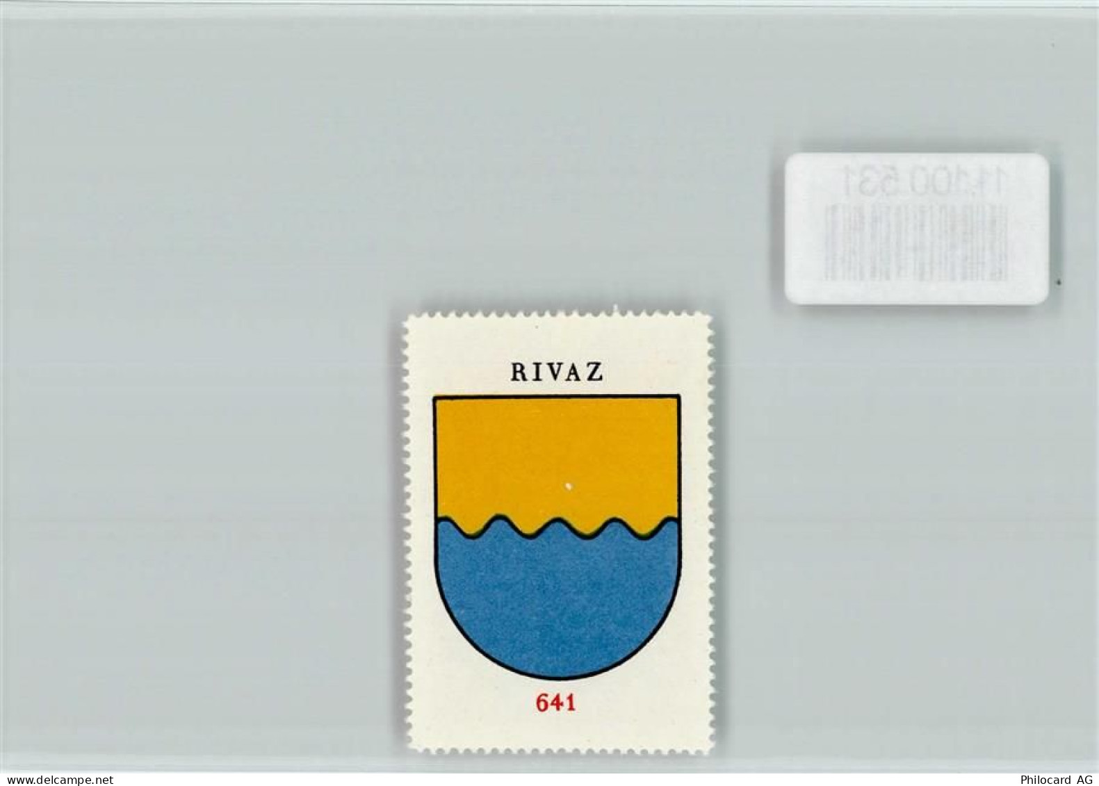 1071 Rivaz - Vignette Wappen Kaffee Hag ca 1920-1940 Rivaz - 11100531