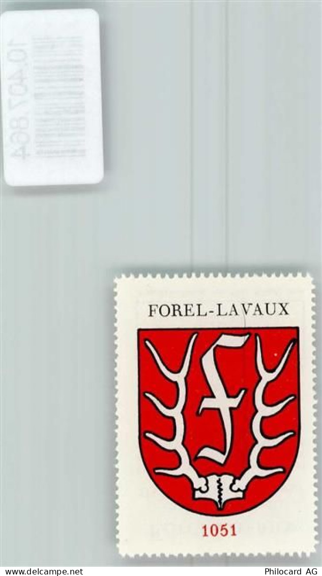 1072 Forel Lavaux - Vignette Wappen Kaffee Hag 1920-1940 - 10407864