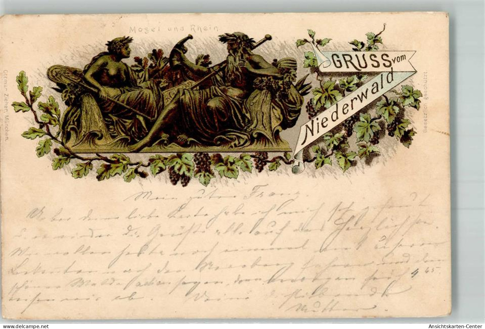 10723413 - Niederwald , Jagdschloss