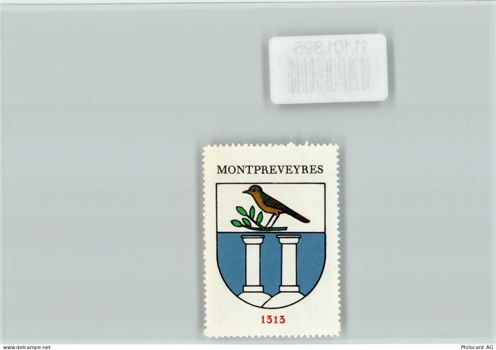 1081 Montpreveyres - Vignette Wappen Kaffee Hag ca 1920-1940 - 11101895