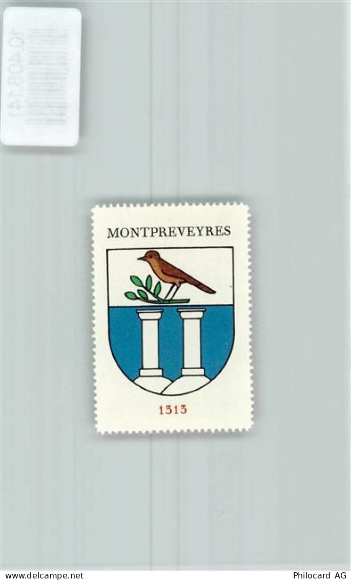 1081 Montpreveyres - Vignette Wappen Kaffee Hag ca 1920-1940 Nachtigall... - 10408141