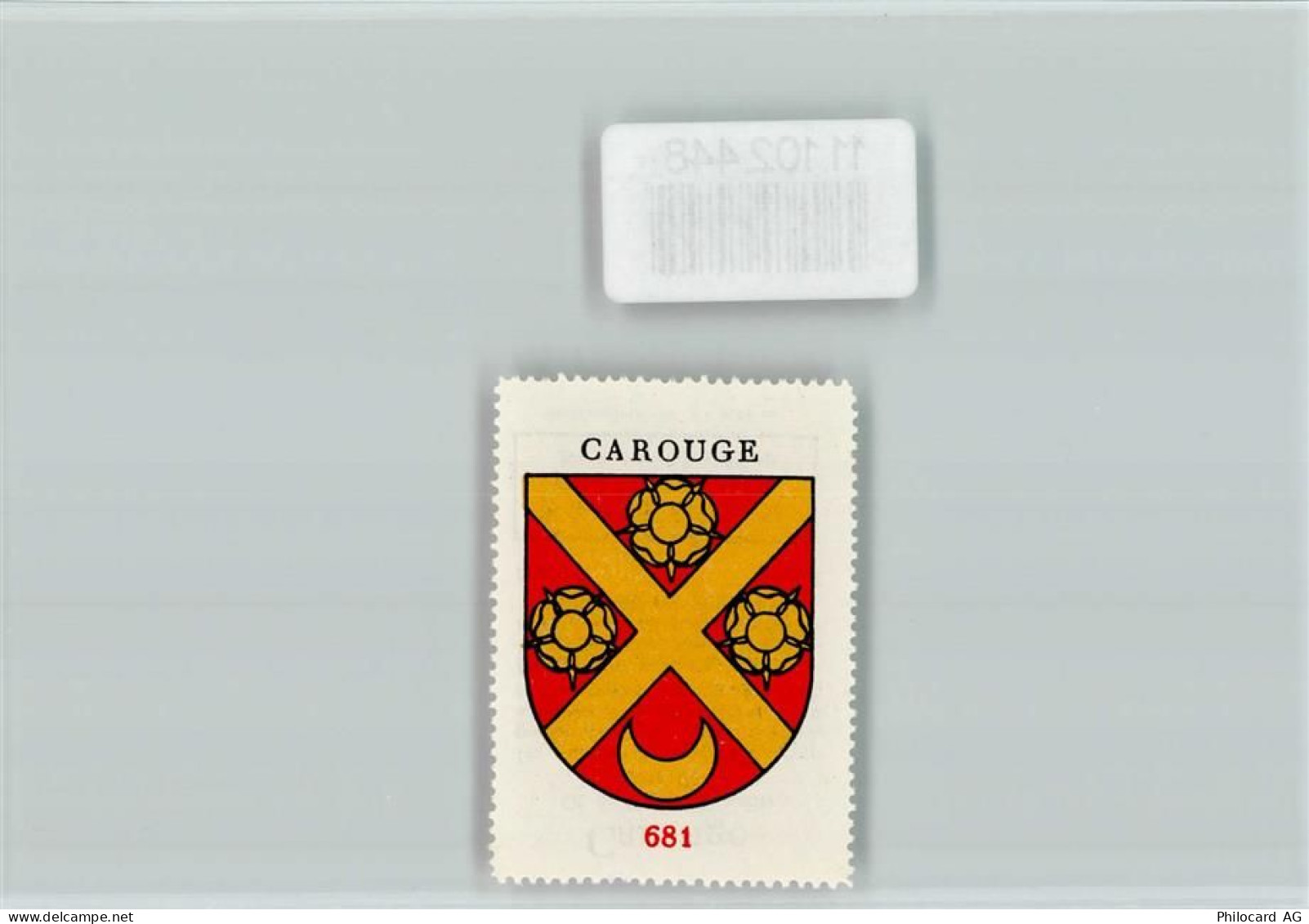 1084 Carrouge VD - Vignette Wappen Kaffee Hag ca 1920-1940 - 11102448