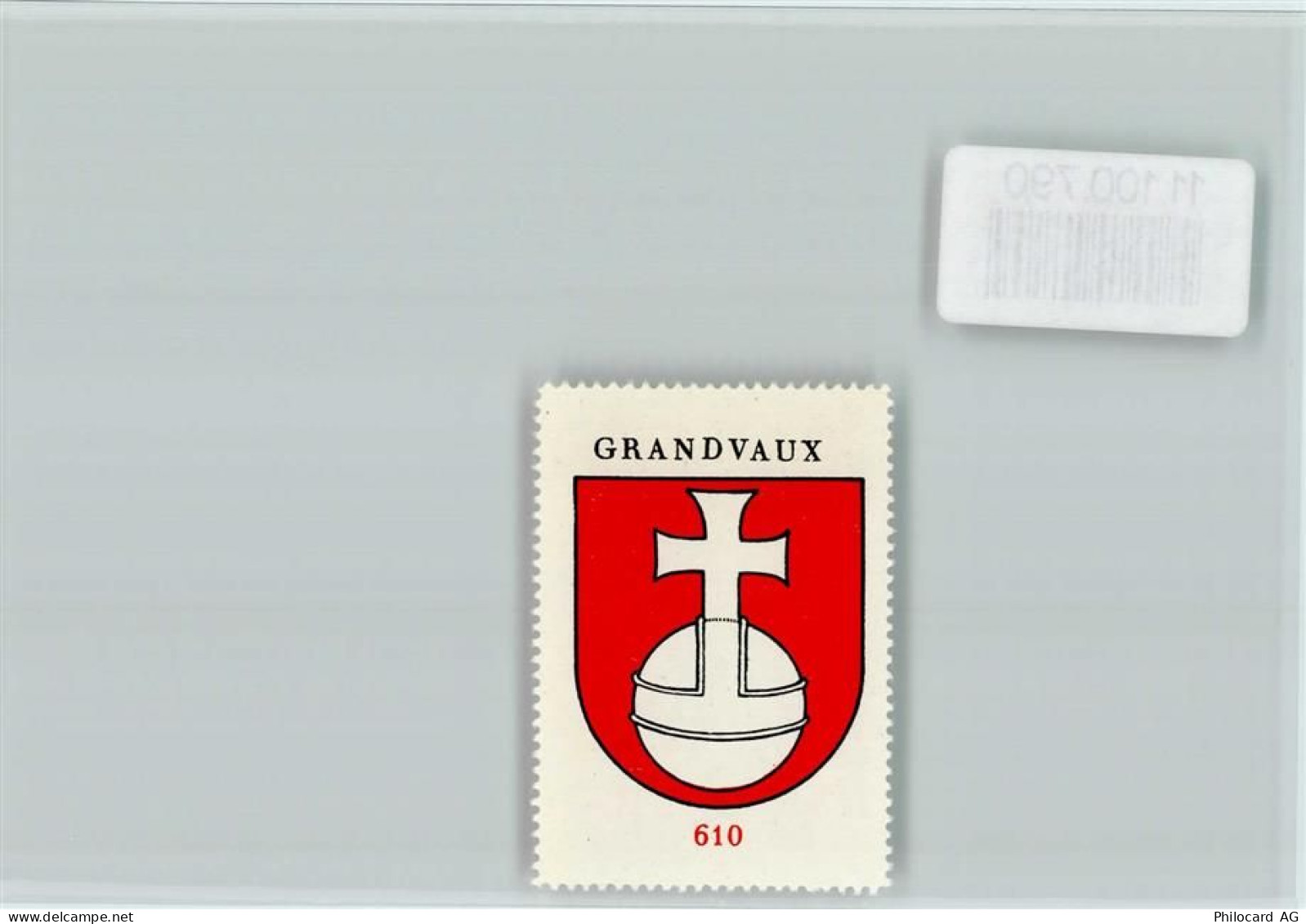 1091 Grandvaux Le Tronchet - Vignette Wappen Kaffee Hag ca 1920-1940 Gra... - 11100790