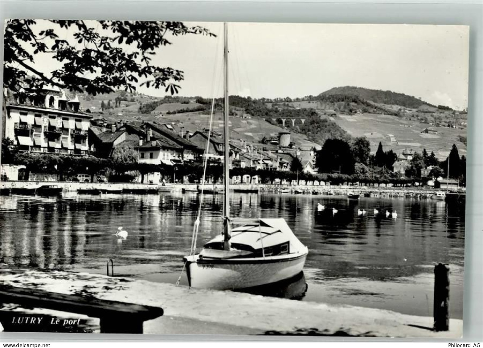 1095 Lutry 1964 Foto AK Hafen - 38186007