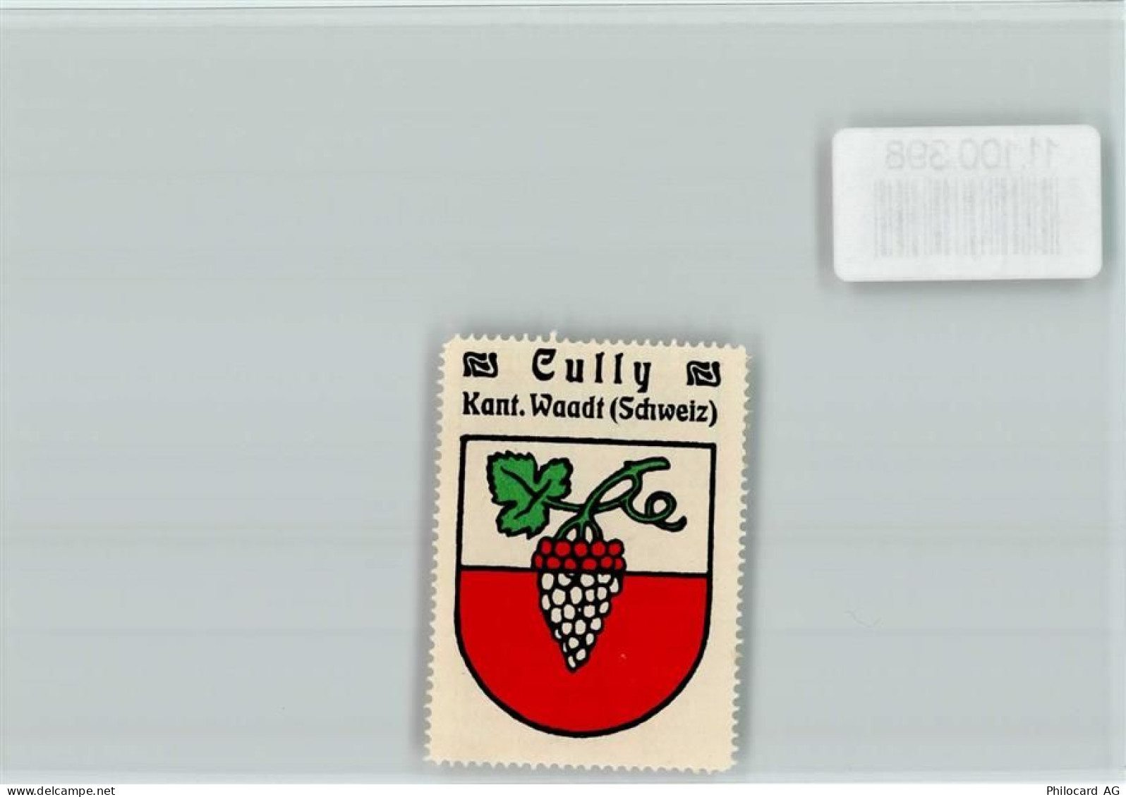 1096 Cully Treytorrens (Lavaux) - Vignette Wappen Kaffee Hag ca 1920-194... - 11100398