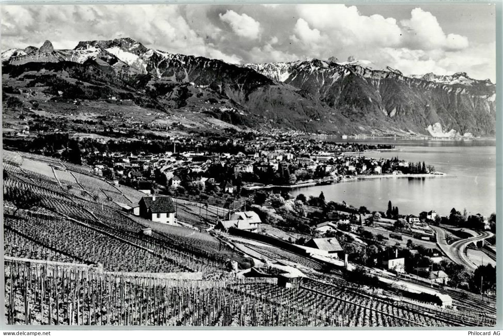 1096 Villette Lavaux Gebrauchsspuren Weinberg - 10390110